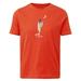 Craghoppers Childrens/Kids Tate Cactus Short-Sleeved T-Shirt (Blood Orange) - Orange - 7-8Y