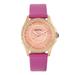 Bertha Watches Donna Mother Of Pearl Leather-Band Watch - Pink