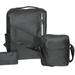 Club Rochelier Backpack 3 Piece Set - Black