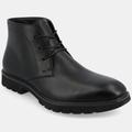 Vance Co. Shoes Arturo Plain Toe Chukka Boot - Black - 9.5