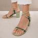 ALOHAS Grace Jasmine Sandal - Green - EU 41