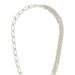 Sterling Forever Milan Chain Necklace - Grey