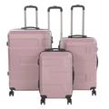 Nicci Nicci 3 piece Luggage Set - Pink - S