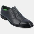 Vance Co. Shoes Bradley Wide Width Oxford Dress Shoe - Grey - 10.5