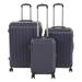 Club Rochelier Nicci 3 piece Luggage Set Grove Collection - Blue