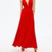 Nocturne V-Neck Halter Dress - Red