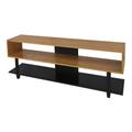 American Trails Creek TV Stand With Solid American Cherry - Black