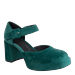 Naked Feet ESTONIA Heeled Clogs - Green