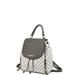 MKF Collection by Mia K Kimberly Backpack Circular Print Tote Bag - Grey