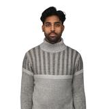 X RAY Cable Knit Turtleneck Sweater - Grey - 3XL