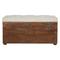 Artisan Furniture Solid Wood D-Button Lid Up Storage Box