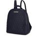 MKF Collection by Mia K Sloane Vegan Leather Multi compartment Backpack - Blue