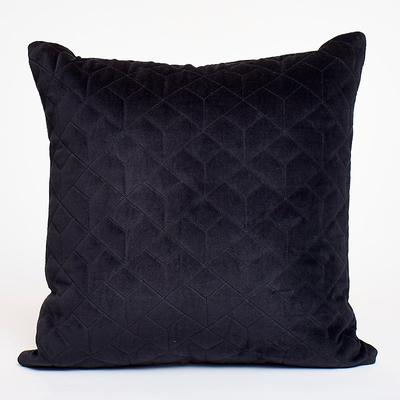 Harkaari Geometric Cross Stitch Throw Pillow - Black - 16 X 24 IN