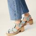 Naguisa Olile Sandal - Blue - Blue