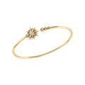 LuvMyJewelry Supernova Star Adjustable Diamond Cuff in 14K Yellow Gold Vermeil on Sterling Silver - Gold