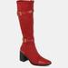 Journee Collection Journee Collection Women's Tru Comfort Foam Extra Wide Calf Gaibree Boot - Red - 9
