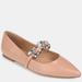 Journee Collection Journee Collection Women's Metinaa Flat - Pink - 6