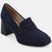 Journee Collection Women's Tru Comfort Foam Wide Width Malleah Pumps - Blue - 5.5