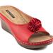 GC SHOES Sydney Red Wedge Sandals - Red - 8.5