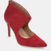 Journee Collection Women's Tru Comfort Foam Junniper Pump - Red - 7