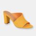 Journee Collection Journee Collection Women's Tru Comfort Foam Allea Slide - Yellow - 9