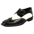 LIBERTYZENO Boyka Leather Red Bottom Oxford Style Dress Shoes - White - 9.5