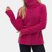 Bench DNA Womens Funnel Microfleece Zip-Up Wrap Neck - Pink