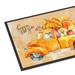 Caroline's Treasures 24 in x 36 in Fall Harvest Italian Greyhound Door Mat Indoor/Outdoor