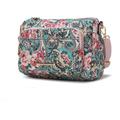 MKF Collection by Mia K Rosalie Cotton Botanical Pattern Women's Shoulder Handbag - Green