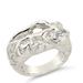 Sterling Forever Sasha CZ & Molten Metal Band Ring - Grey - 7