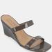 Journee Collection Women's Tru Comfort Foam Clover Wedge Sandals - Brown - 8.5