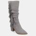 Journee Collection Women's Tru Comfort Foam Hartly Boot - Grey - 12