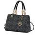MKF Collection by Mia K Sirna M Signature Tote Bag - Black