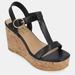 Journee Collection Women's Tru Comfort Foam Matildaa Sandals - Black - 8.5