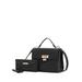 MKF Collection by Mia K Hadley Vegan Leather Womenâ€™s Satchel Bag with Wristlet Wallet - Black