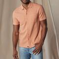 The Normal Brand Knit Getaway Button Up - Orange