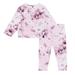 Deux Par Deux Organic Cotton Top and Legging Set - Pink - 24M