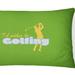 Caroline's Treasures 12 in x 16 in Outdoor Throw Pillow I'd rather be Golfing Man on Green Canvas Fabric Decorative Pillow