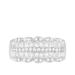 Haus of Brilliance 14K White Gold 1 1/7ct. TDW Round And Princess-Cut Diamond Ring - White - 6.75