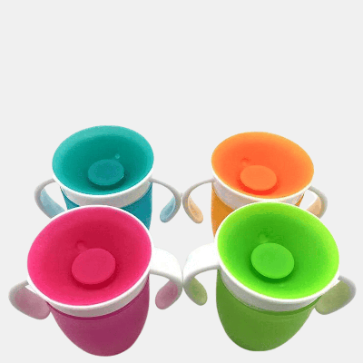 Vigor Baby Learning Drinking Cup & Baby Bowl Flying saucer Rotating & Balancing Combo Pack - 1 COMBO PACK