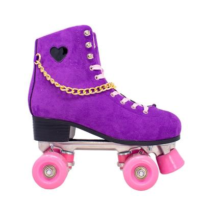 Cosmic Skates Purple Chain Roller Skates - Purple - 7