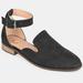 Journee Collection Women's Wide Width Loreta Flat - Black - 10