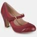 Journee Collection Journee Collection Women's Siri Pump - Red - 7