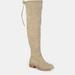 Journee Collection Journee Collection Women's Wide Calf Mount Boot - Brown - 9