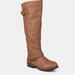 Journee Collection Journee Collection Women's Spokane Boot - Brown - 8