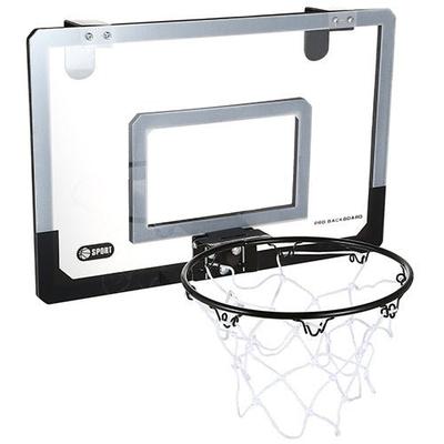 Fresh Fab Finds Mini Basketball Hoop System Set Over The Door with Backboard Breakaway Rim Basketball Pump Tools Easy Installation Indoor Kids Adults