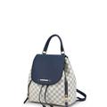 MKF Collection by Mia K Kimberly Backpack Circular Print Tote Bag - Blue