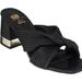 GC SHOES Dara Black Heeled Sandals - Black - 6.5