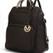 MKF Collection by Mia K Torra Milan M Signature Trendy Backpack - Brown