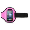 Fresh Fab Finds Phone Armband Case Adjustable Sweat-Resistant Armband Phone Holder Fit For iPhone5 Or Cellphones Under 4" - Hot Pink